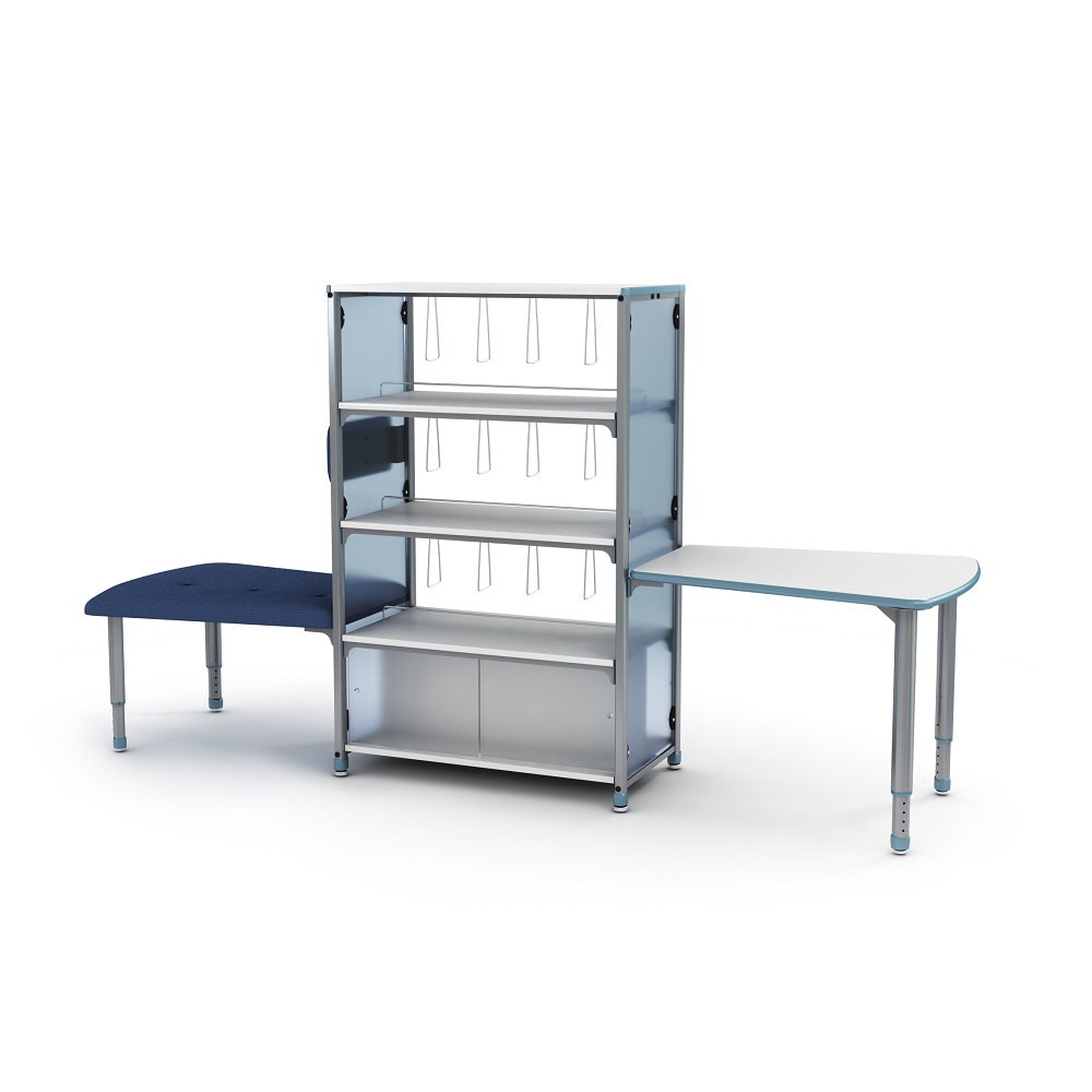 Information-Commons-Double-Face-Shelving-Table-Bench-Paragon-Furniture